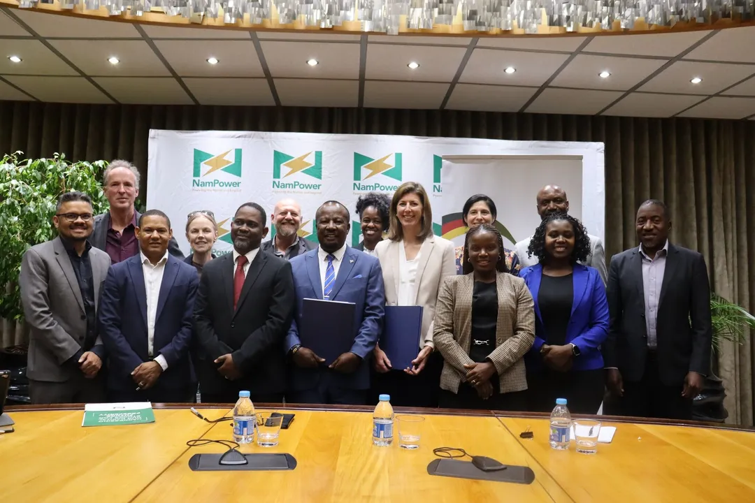  KfW Development Bank funds Namibia’s largest solar power plant with a NAD 1.3 billion loan. (Photo Credit: NamPower)  