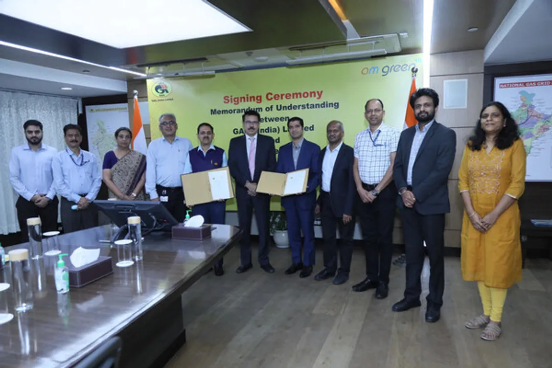  The partnership between GAIL and AMG focuses on supporting  eMethanol production, advancing green energy integration . (Image Source: PRNewswire)  