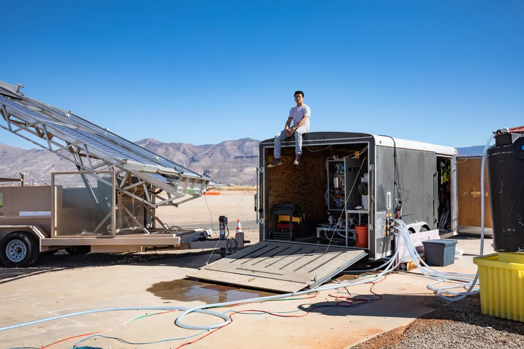  MIT’s solar desalination system uses 94% of generated energy to produce clean water. (Image Source: MIT)  