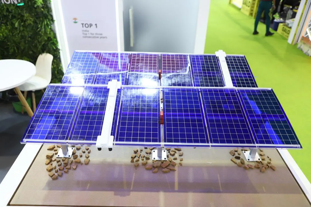  Arctech’s Intelligent PV Cleaning Robot reduces weight by 30%, offering low-noise, maintenance-free operation with AI-driven precision. (Image Source: Arctech)  