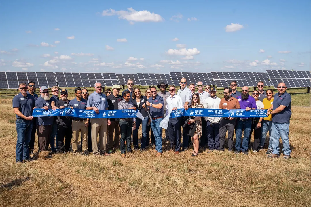  US Bancorp Impact Finance has provided $80 million in tax equity to support the construction and launch of Liberty Solar. (Image Source: Recurrent Energy)  