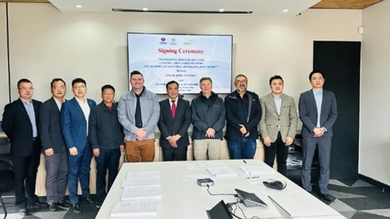  The partnership between PowerChina and SolarAfrica enhances PowerChina's influence in South Africa's renewable energy market. (Image Source: PowerChina)  
