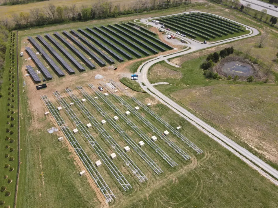  With a turnkey approach, Solar Alliance plans two solar projects totaling 1.5 MW in Kentucky. (Image Source: Solar Alliance)  