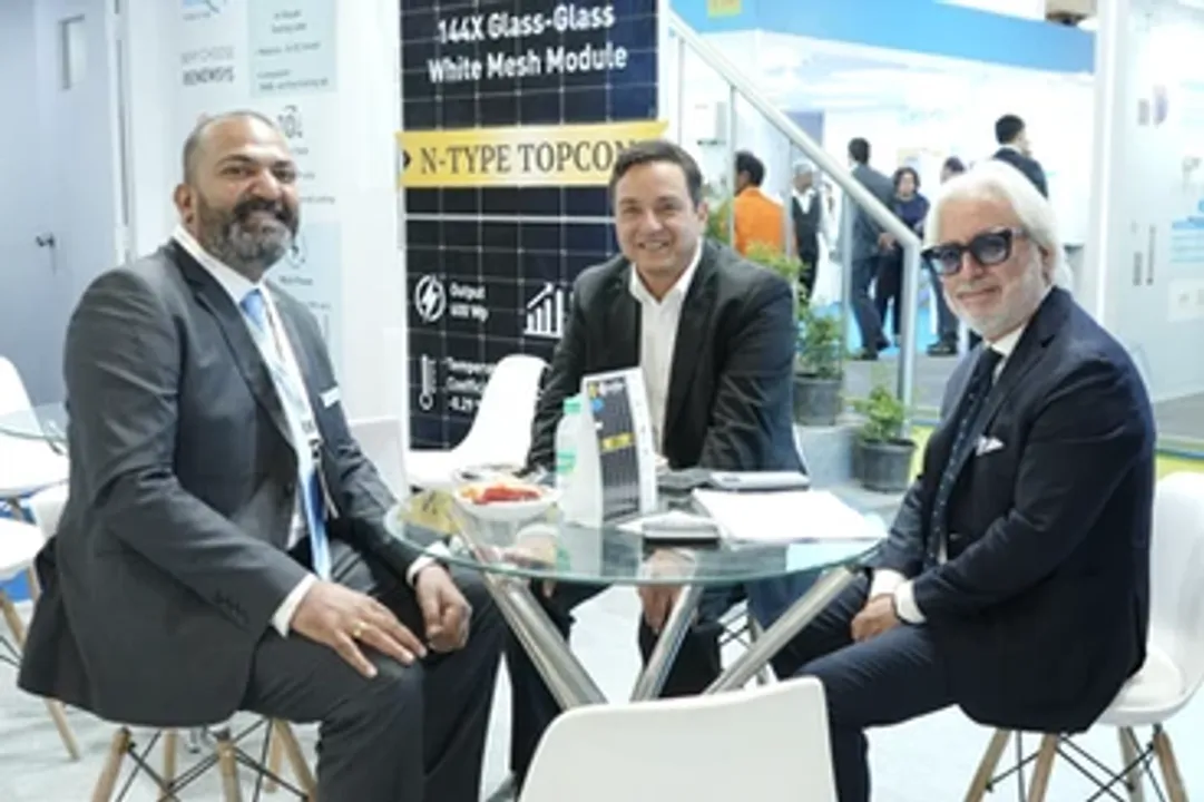  RenewSys has unveiled its n-type TOPCon modules, including 144X and 156X Glass to Glass options. (Image Source: RenewSys)  