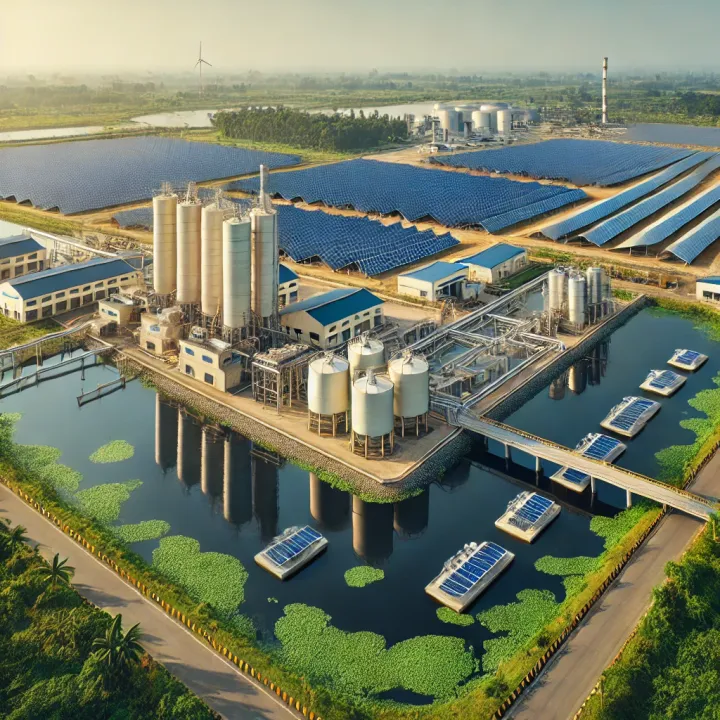  Milma’s solar project will reduce CO2 emissions by 2,400 metric tons yearly, equivalent to planting 1,00,000 trees. (Image Credit: ChatGpt)  