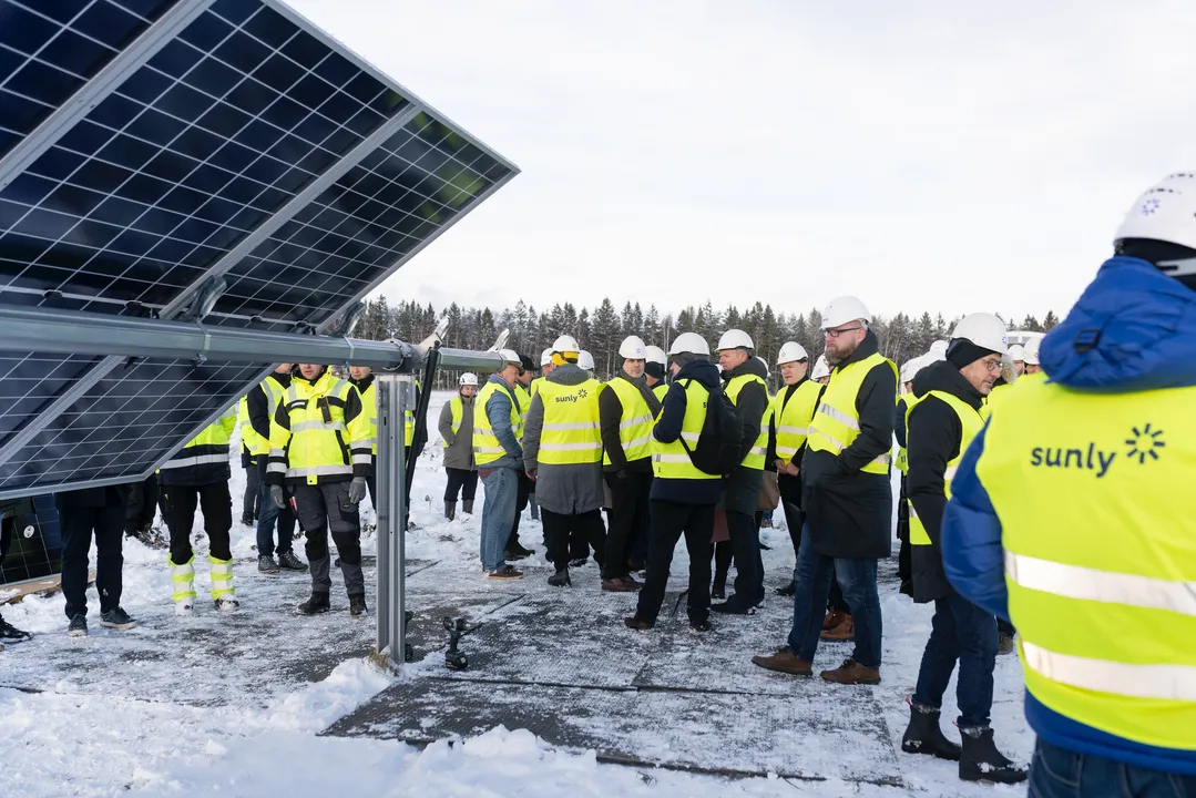  Sunly’s 244 MW solar park will generate electricity for 55,000 homes by 2026. (Image Source: Sunly)  