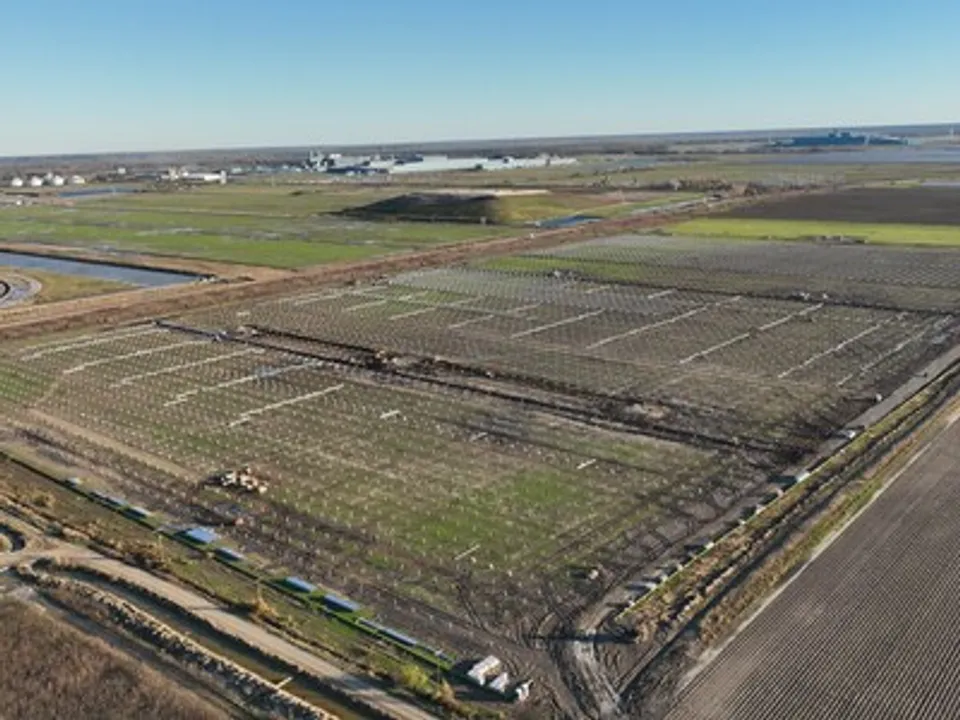  Arkansas solar facility by GCP gains $300 million funding, powering Hybar’s net zero rebar mill. (Image Source: PRNewswire)  