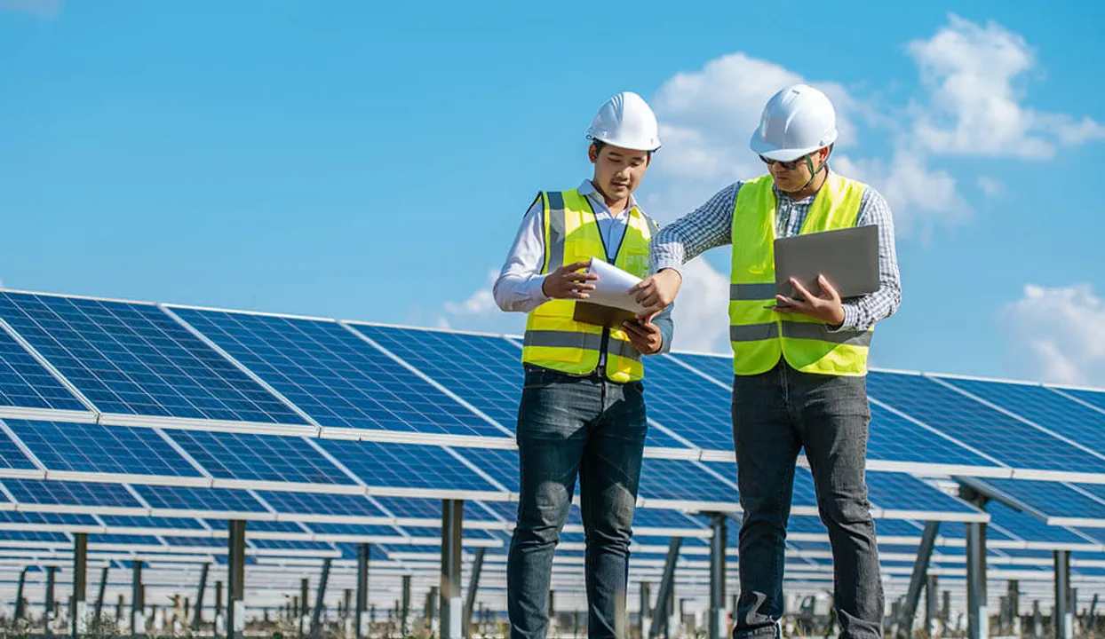  Malaysia’s AI data center in Enstek City will source renewable energy from the 100 MW solar farm. (Image Source: Founder Group)  