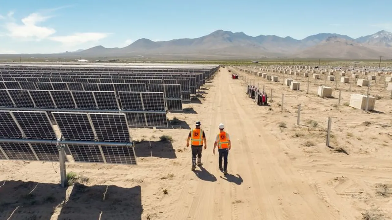  The $100 million Inyokern solar project supports 2,000+ households, businesses, and community organizations like Redwood Family Care Network. (Image Source: Dimension Energy)  