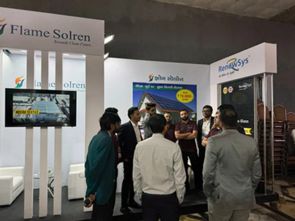  The 635 W TOPCon solar module features glass-to-glass technology, enhancing durability and energy output. (Image Source: RenewSys)  