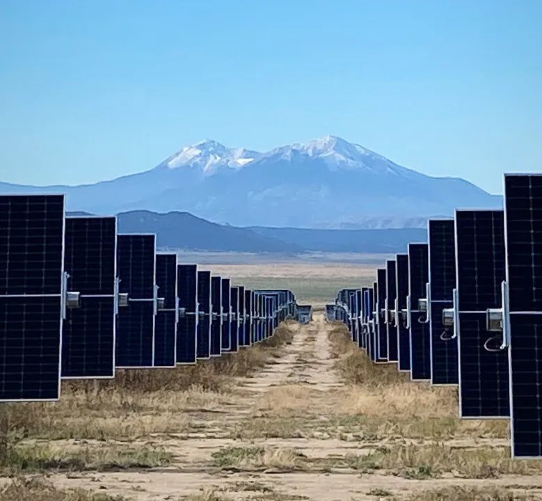  The Spanish Peaks Solar project supplies clean energy, enhances rural reliability, and supports communities with USDA-backed financing. (Image Source: DerivaEnergy)  