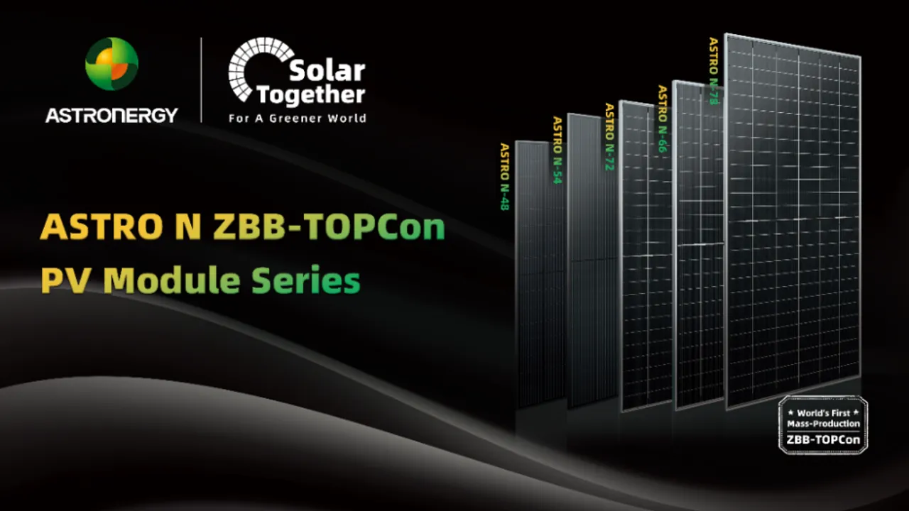  Astronergy’s PV modules withstand UV120 exposure, 392 thermal cycles, and extreme heat, earning three TÜV certifications. (Image Source: Astronergy)  