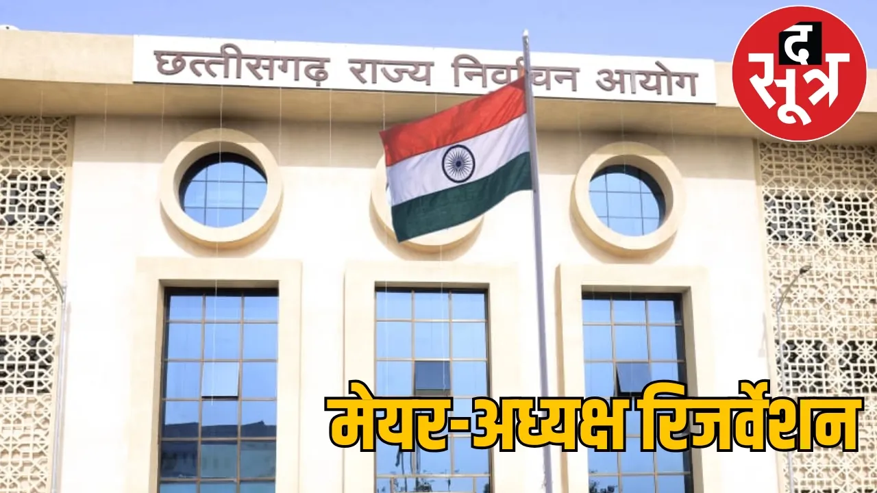 Chhattisgarh Mayor Chairman Reservation 2025 the sootr