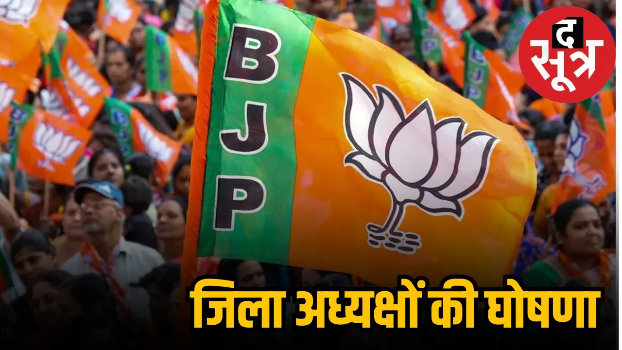 MP BJP District Presidents list