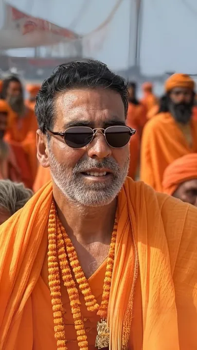 akshay kumar in mahakumbh