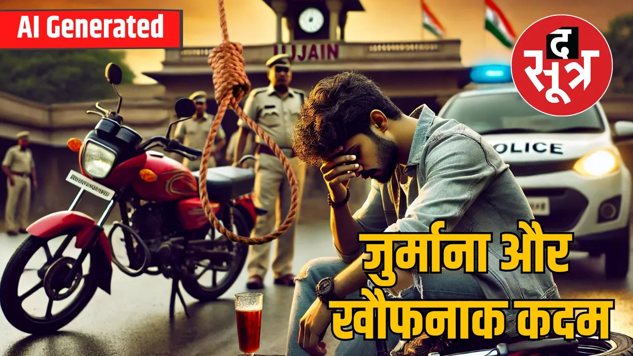 ujjain drink and drive penalty suicide case 