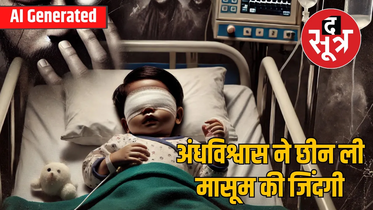 shivpuri 6 month old child died due to superstition and black magic