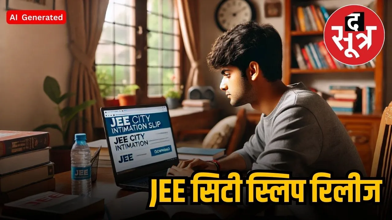  JEE 2025 CITY INTIMATION SLIP OUT