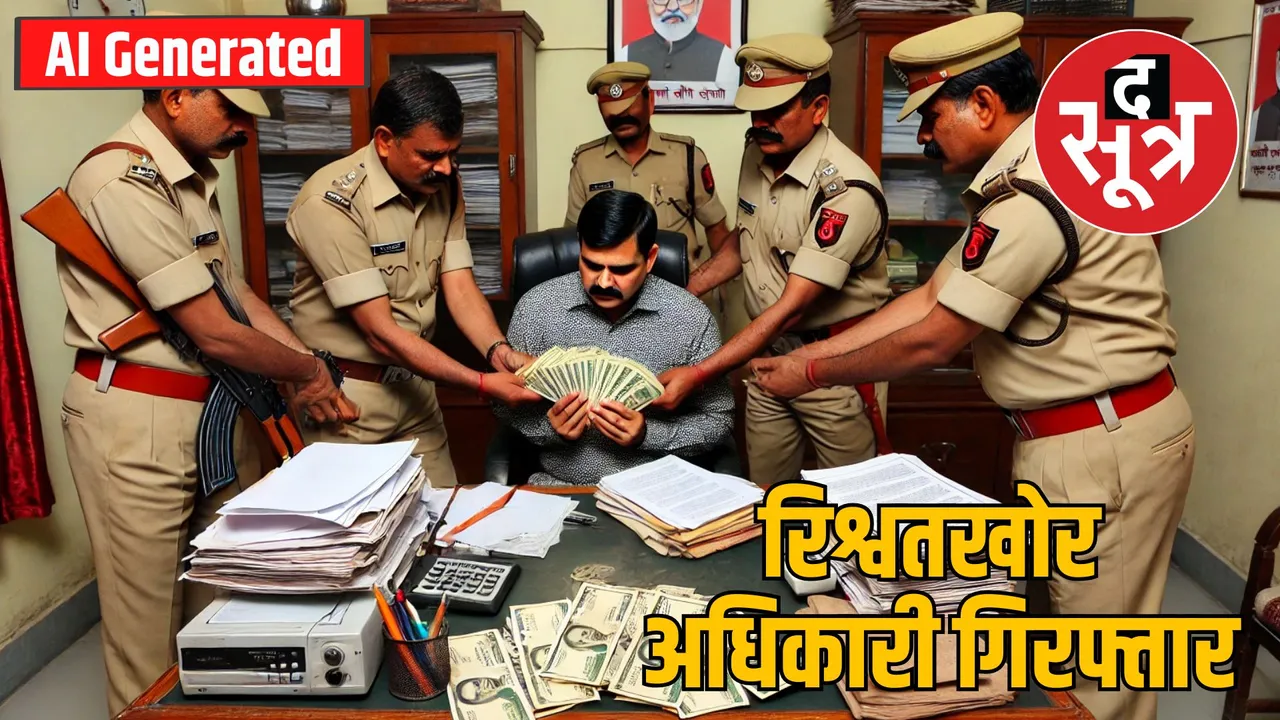 madhya pradesh lokayukt food inspector bribe arrest