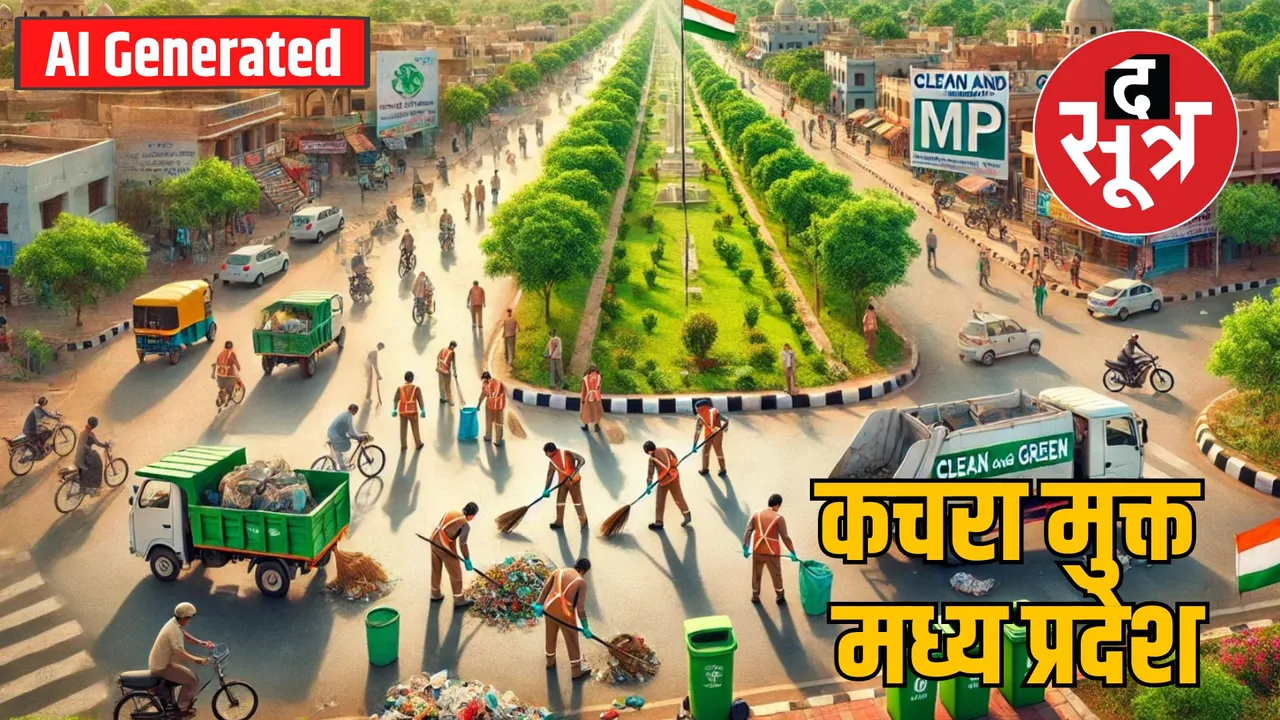 Madhya Pradesh cities garbage free plan