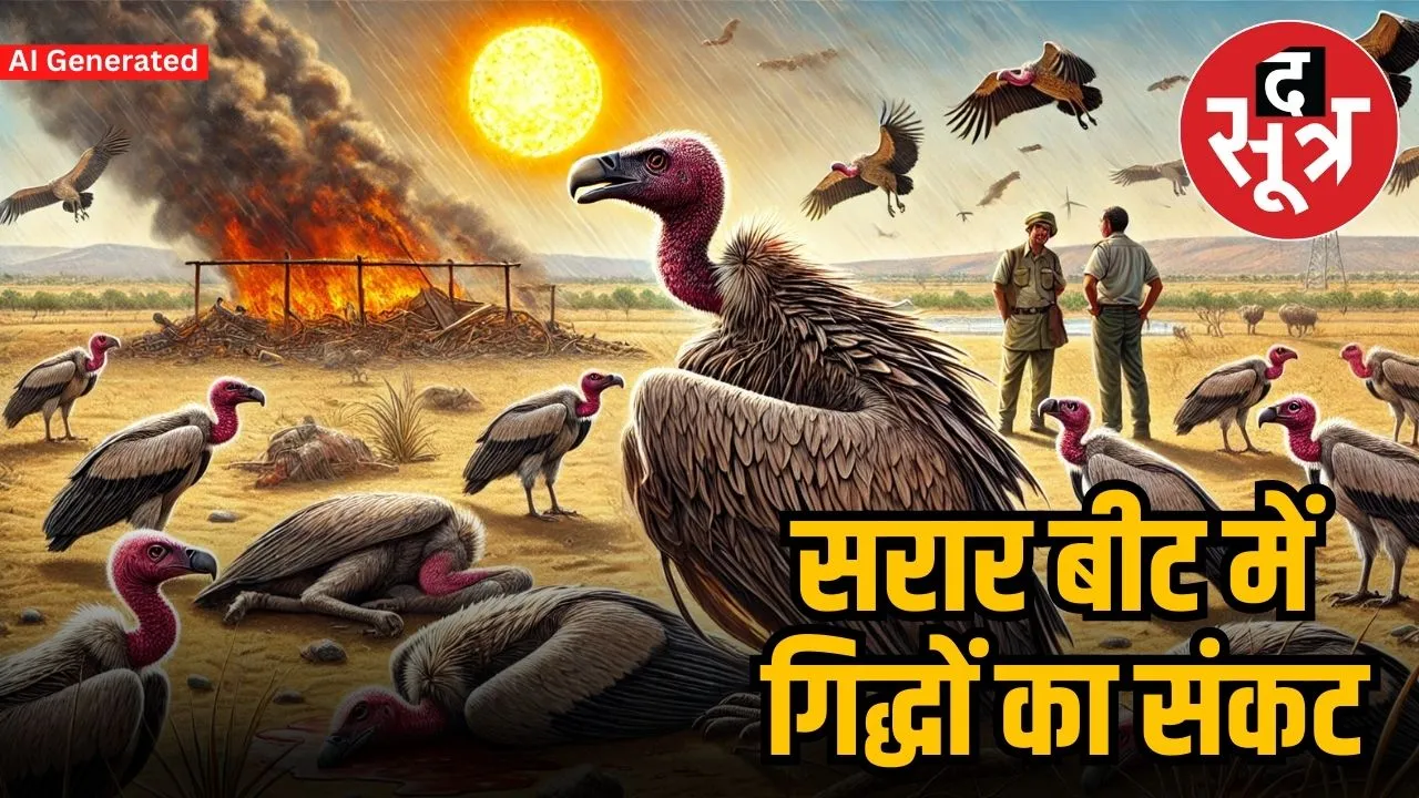 6 गिद्धों में से 3 की मौत