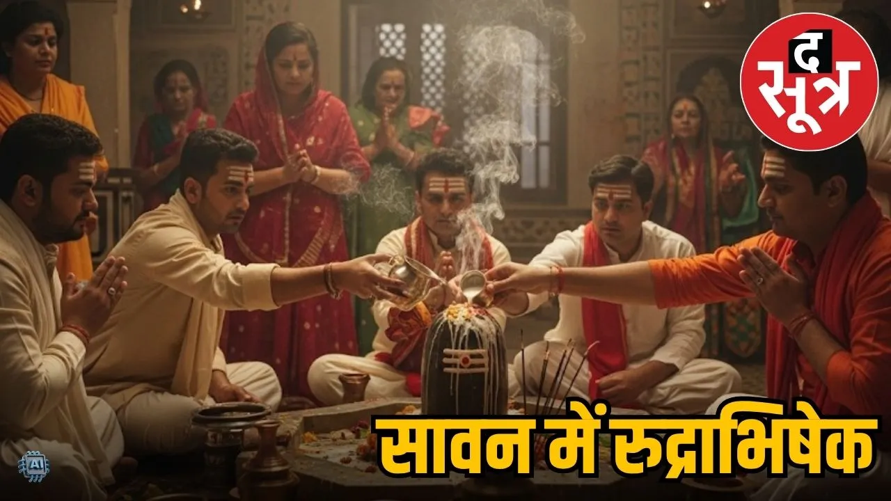 Rudrabhishek in Sawan