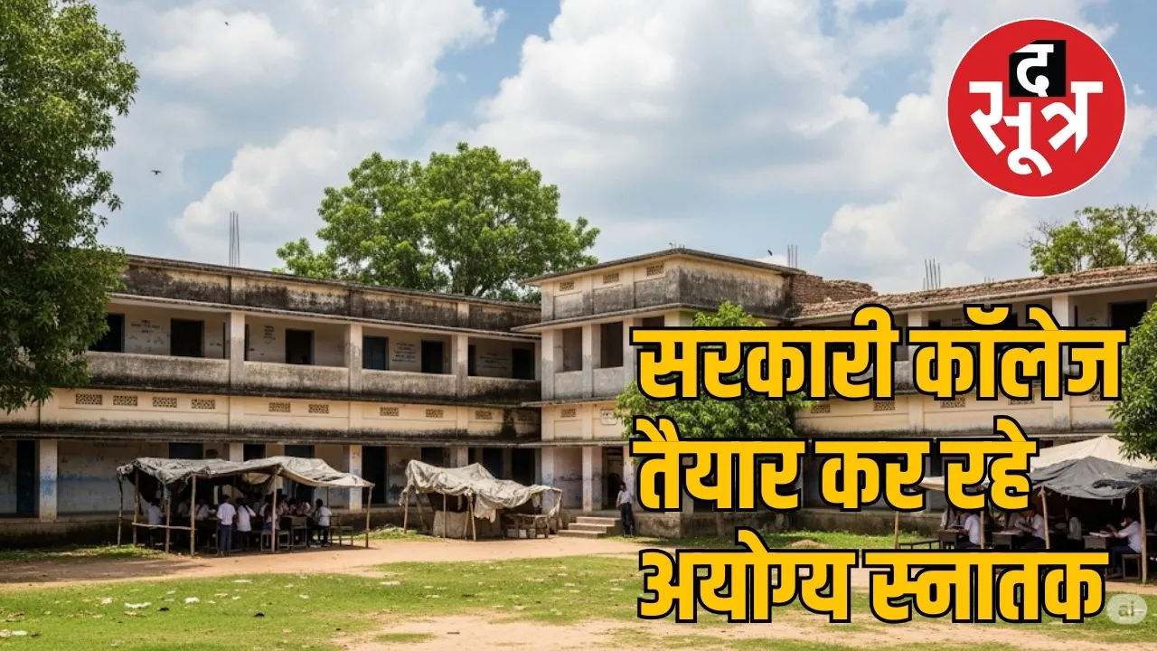 Chhattisgarh government colleges in a bad state the sootr