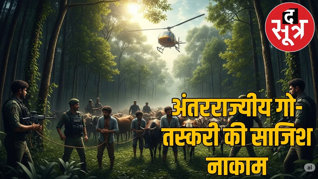 Inter-state cow smuggling racket busted 83 cattle freed 7 arrested