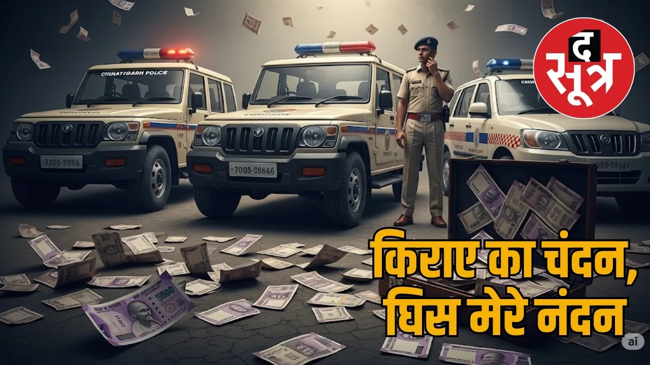 Chhattisgarh police ran 56 thousand rented vehicles in 5 districts the sootr