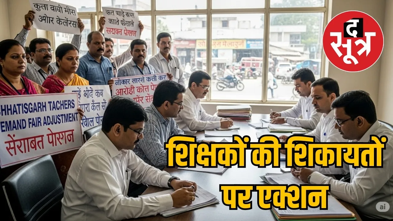 Strictness on irregularities in teacher adjustment in Chhattisgarh the sootr