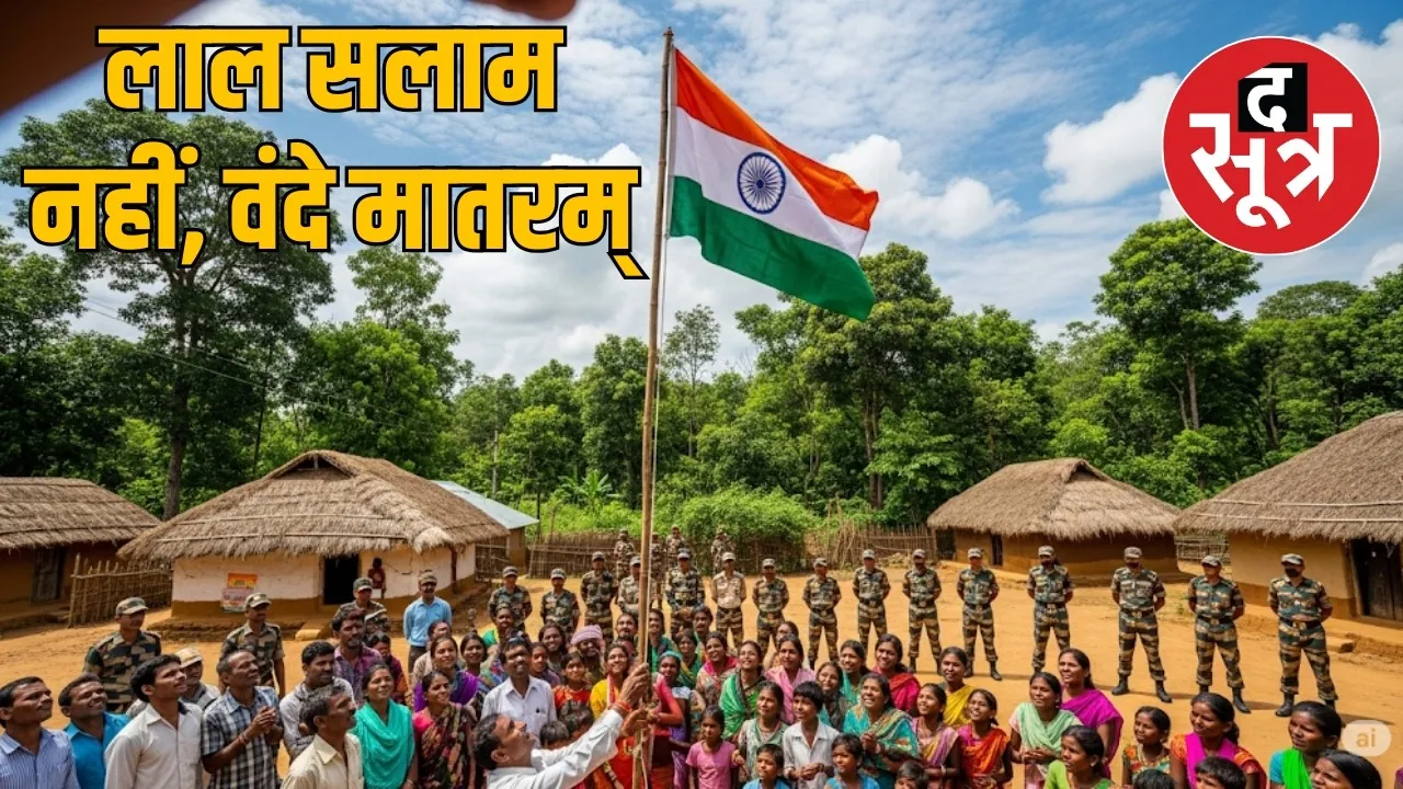 Celebration of Independence in the Naxal stronghold the sootr