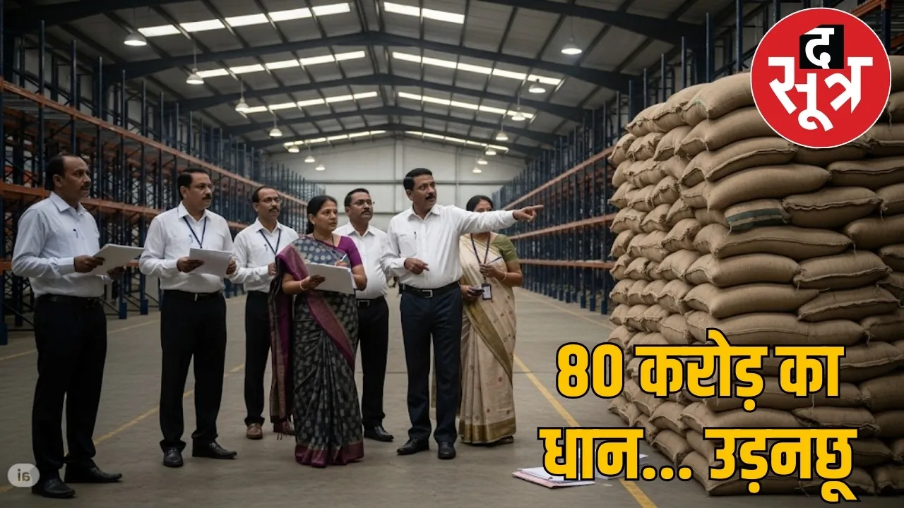 rats ate 80 crores worth paddy CG