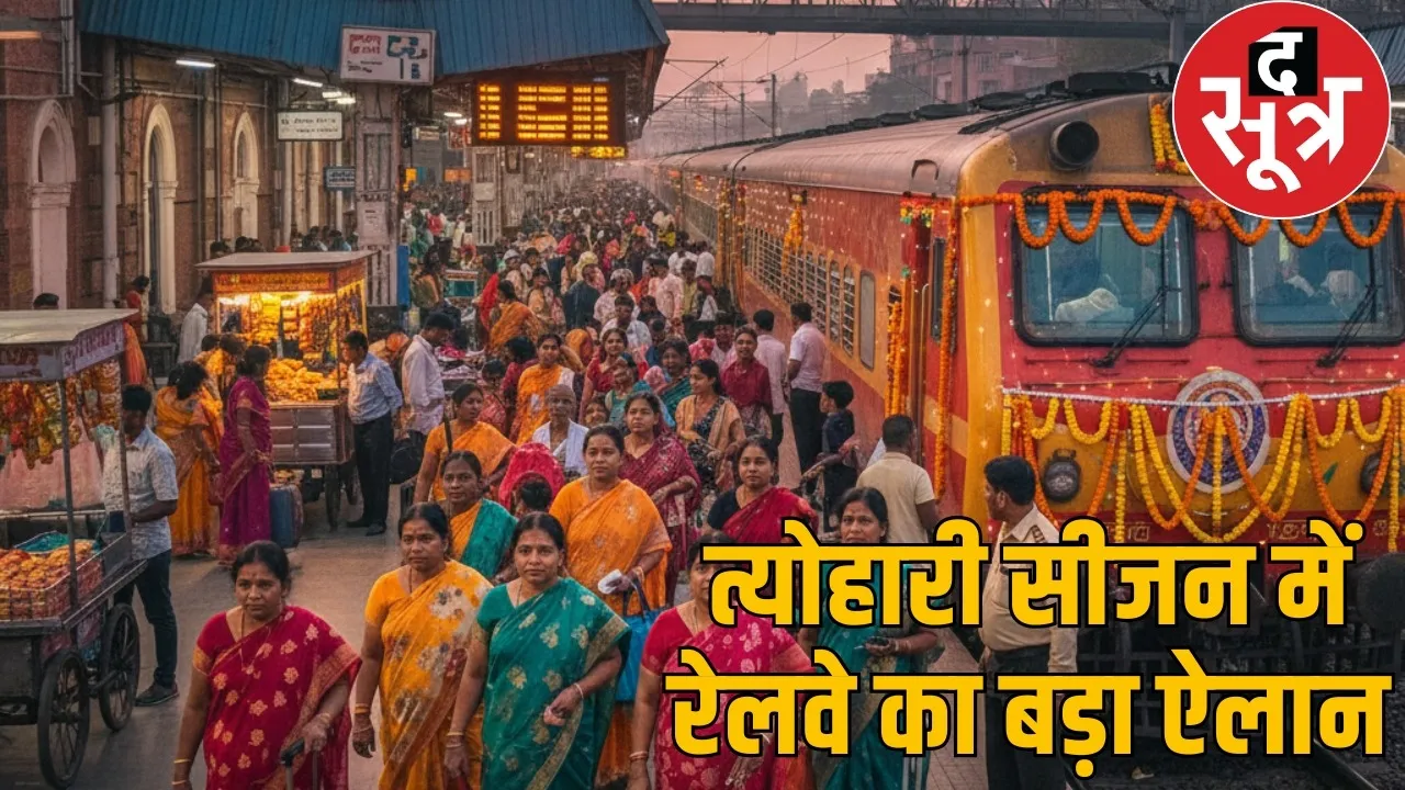 cg-railway-festive-special-trains-2025-durgapuja-diwali-chhath the sootr