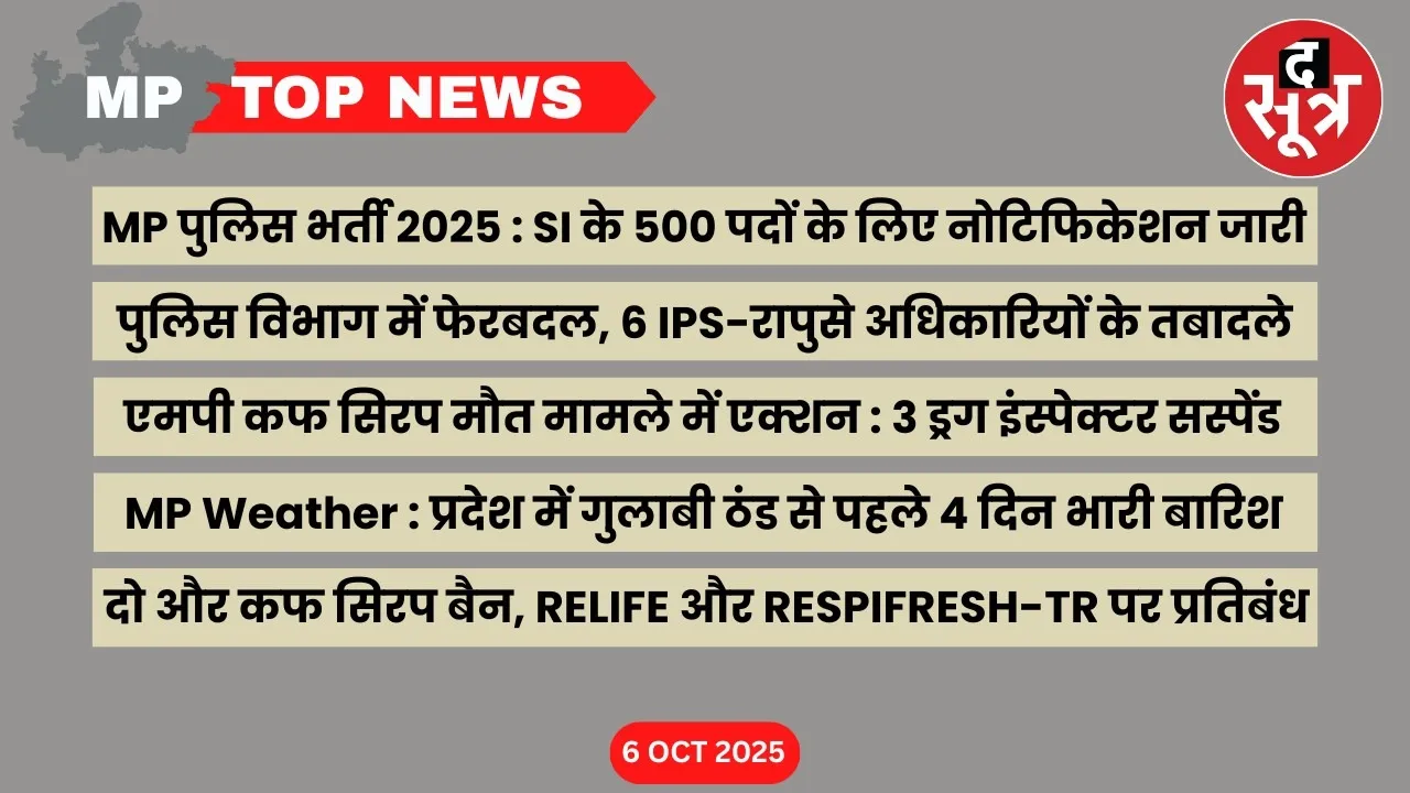 mp top news 06 october