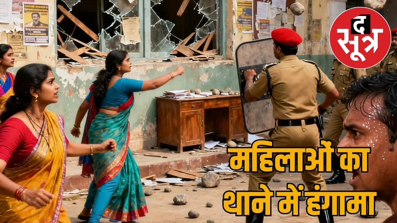 rajasthan-dhoulpur-women-riot-sampu-police-station-incident