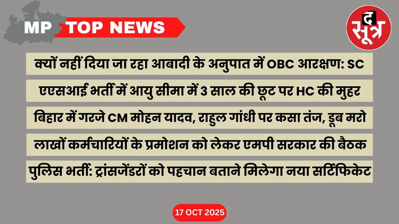 mp top news 17 october