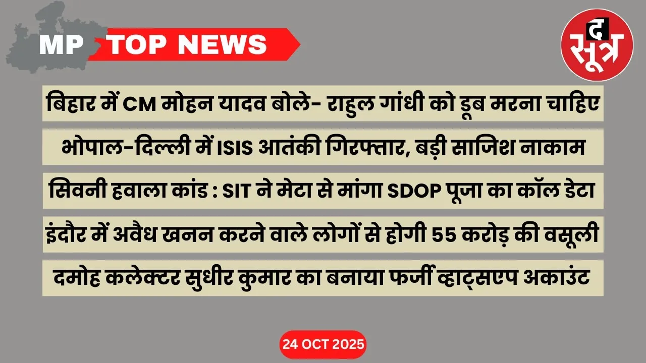 mp top news 24 october