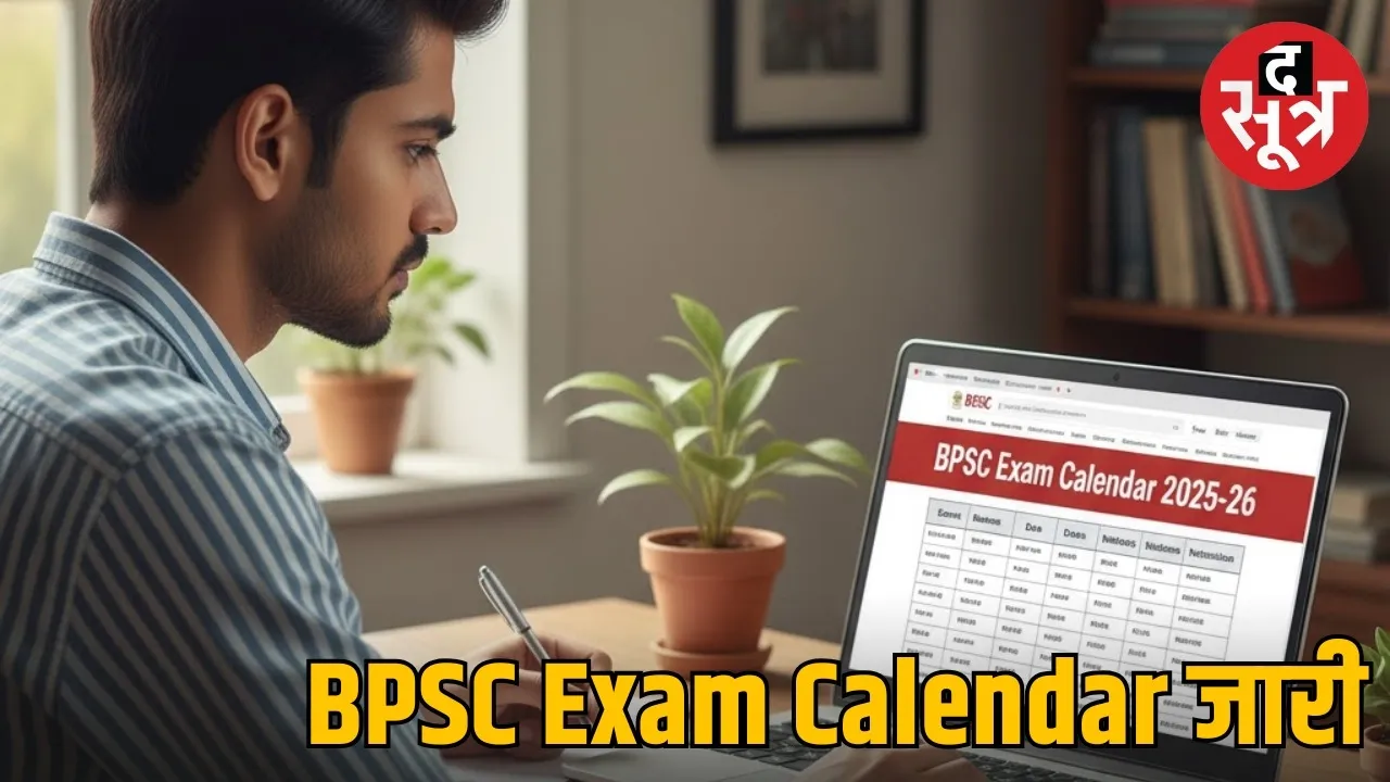 BPSC Exam Calendar 2025-26 release download now