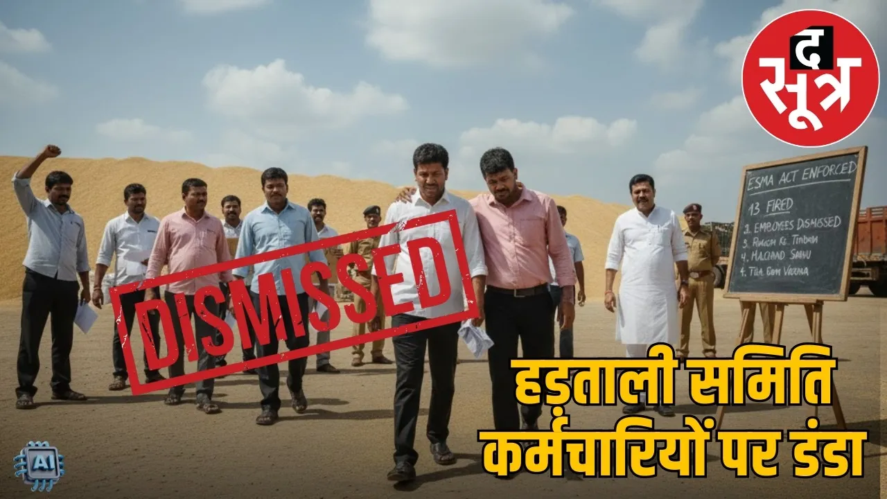 raipur-striking-cooperative-society-13-employees-terminated-fir-initiated