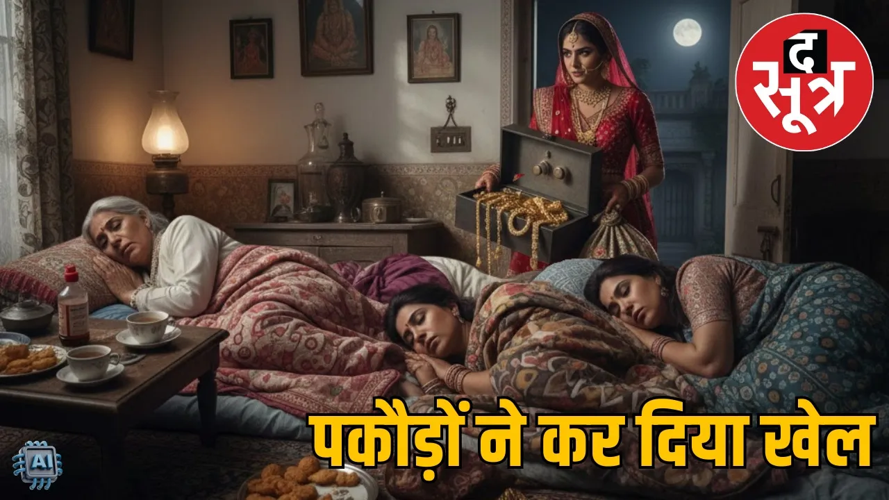 mp-mandsaur-luteri-dulhan-pakora-drug-substance-theft-cash-jewelry