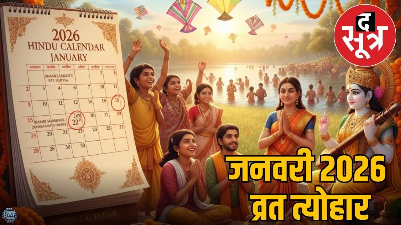 january 2026 vrat tyohar