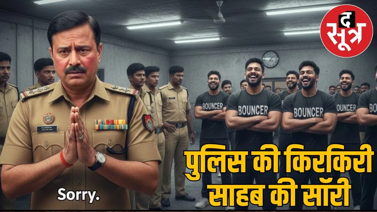 Sinhasan Chhattisgarh, Why did the senior IPS say sorry, it was difficult to catch the bouncers