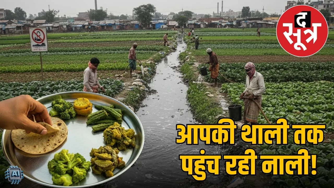 sewage water poisonous vegetables mp jabalpur report