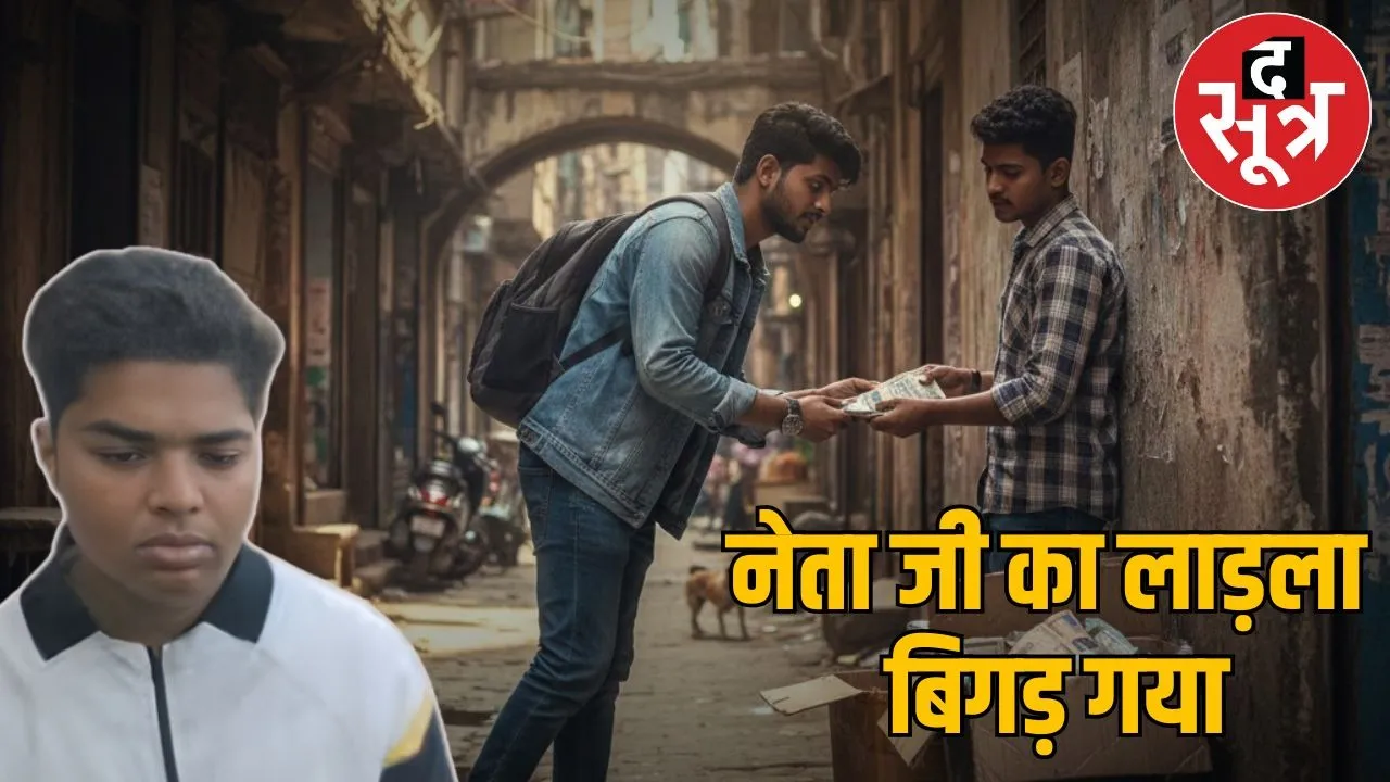 gwalior bjp leader son fake loot story