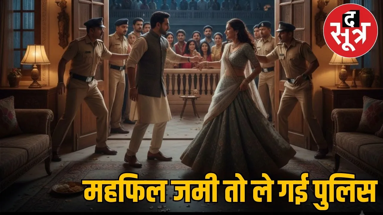 mandsaur veterinary doctor dance police arrested