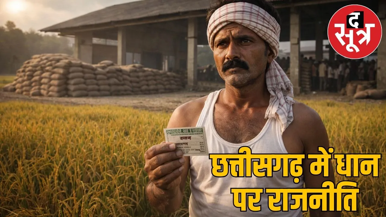 Threshing starts after purchasing paddy in Chhattisgarh, Congress alleges