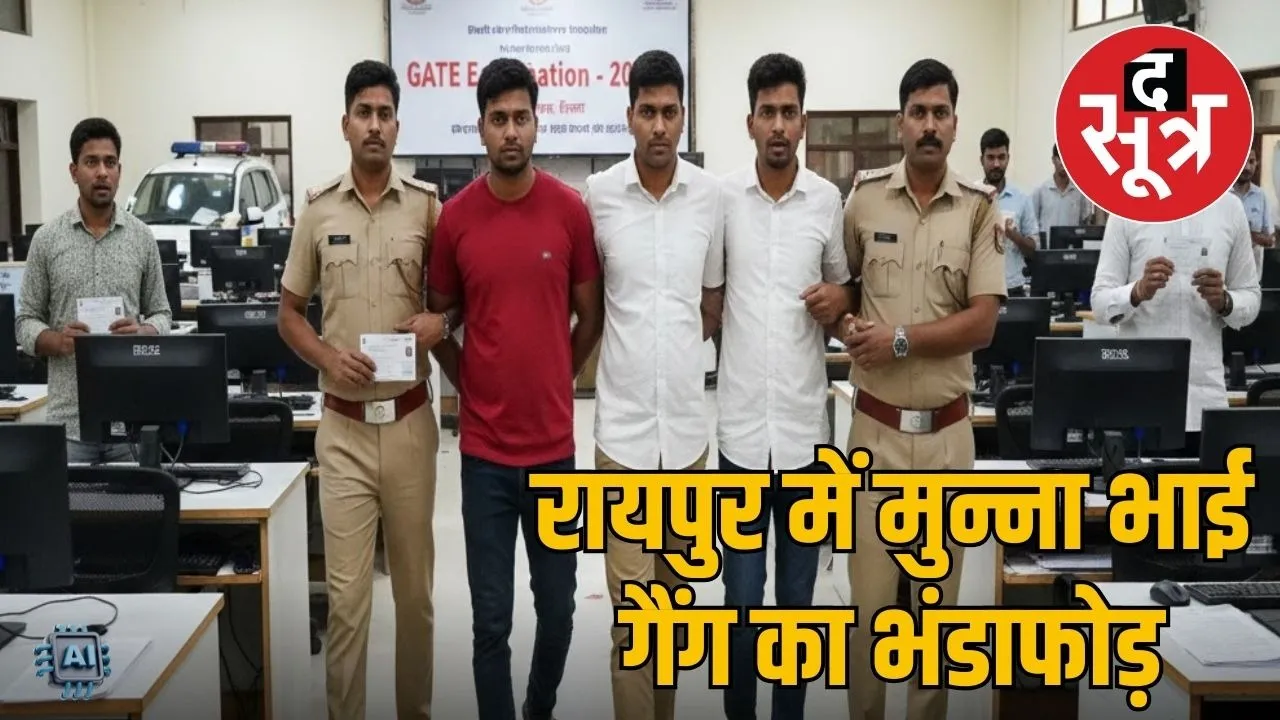 raipur-gate-exam-munna-bhai-gang-arrested