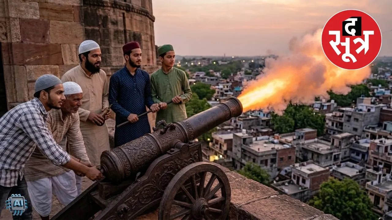 raisen fort cannon firing viral video nhrc action