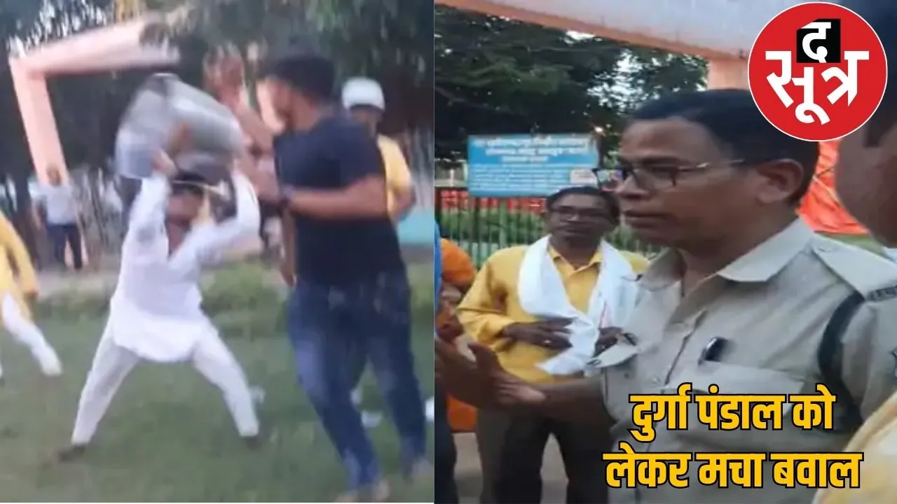 Durga committee members brutally beaten with bamboo sticks