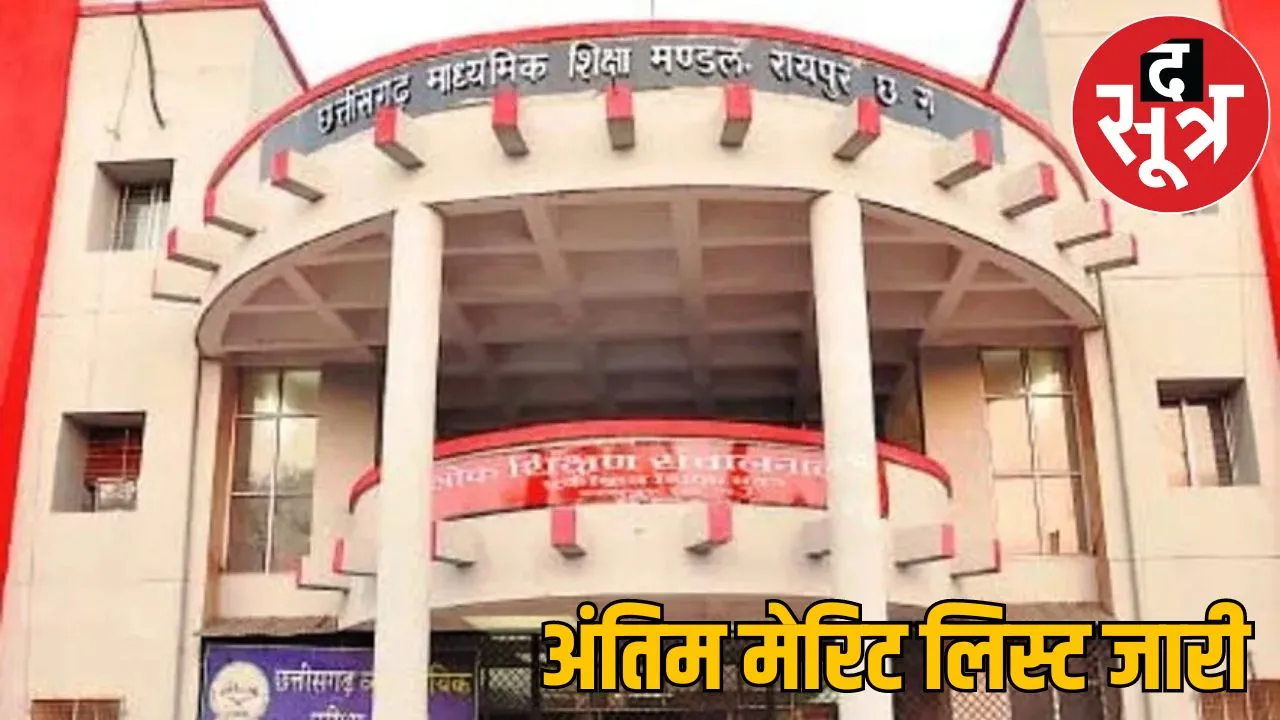 Final merit list of 10th-12th board exam released